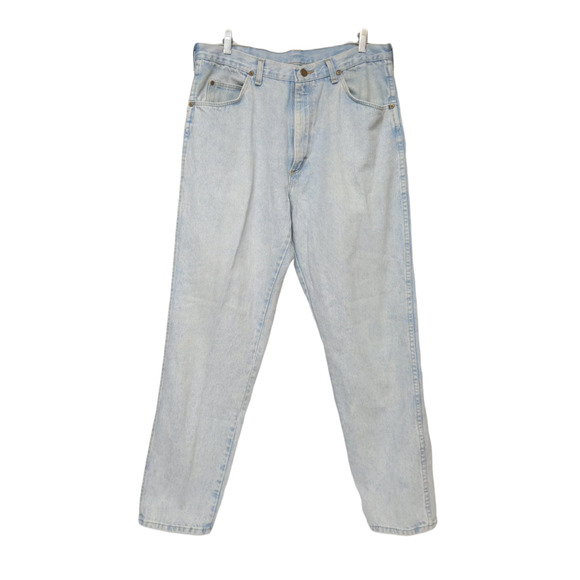Wrangler Other - Vintage Wrangler Jeans Mens 36x32 Blue Light Wash Relaxed MADE IN USA